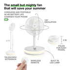 Venty Fan Portable Fan & Rechargeable - Your Ultimate Cool Companion